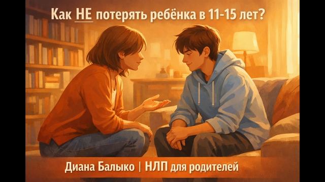 Как НЕ потерять ребенка в 11-15 лет? 🔥 Секреты НЛП от психолога