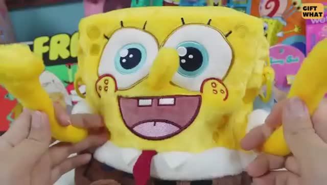 Unboxing the ASMR Spongebob Squarepants Limited Collection GiftWhat