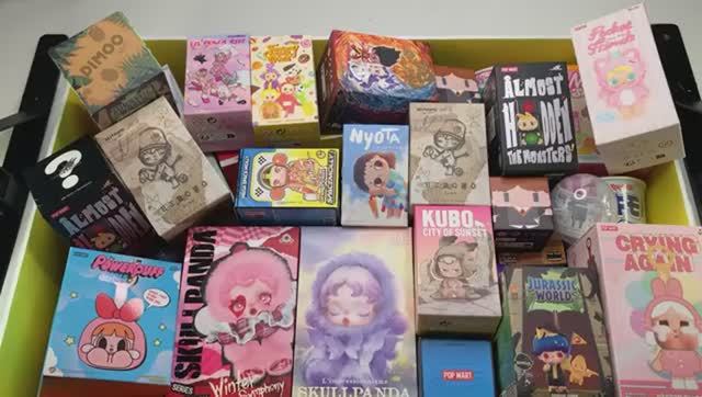 70 minutes of Popmart mystery bags ASMR NO TALKING Relaxing Unboxing Sounds