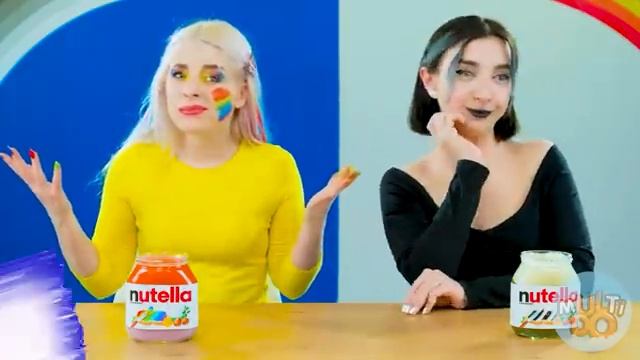 Радужный VS черно белый челлендж 24 часа в своем цвете