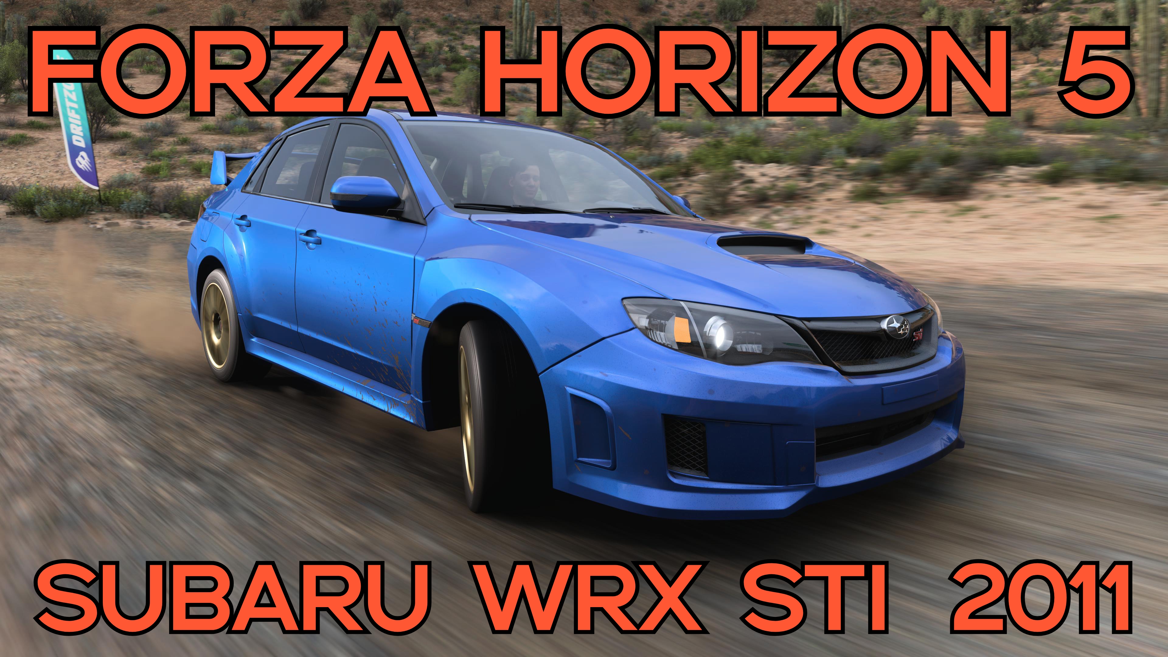 Subaru WRX STI 2011 — совершенство японской раллийной философии в мире Forza Horizon 5 🌍⚡️
