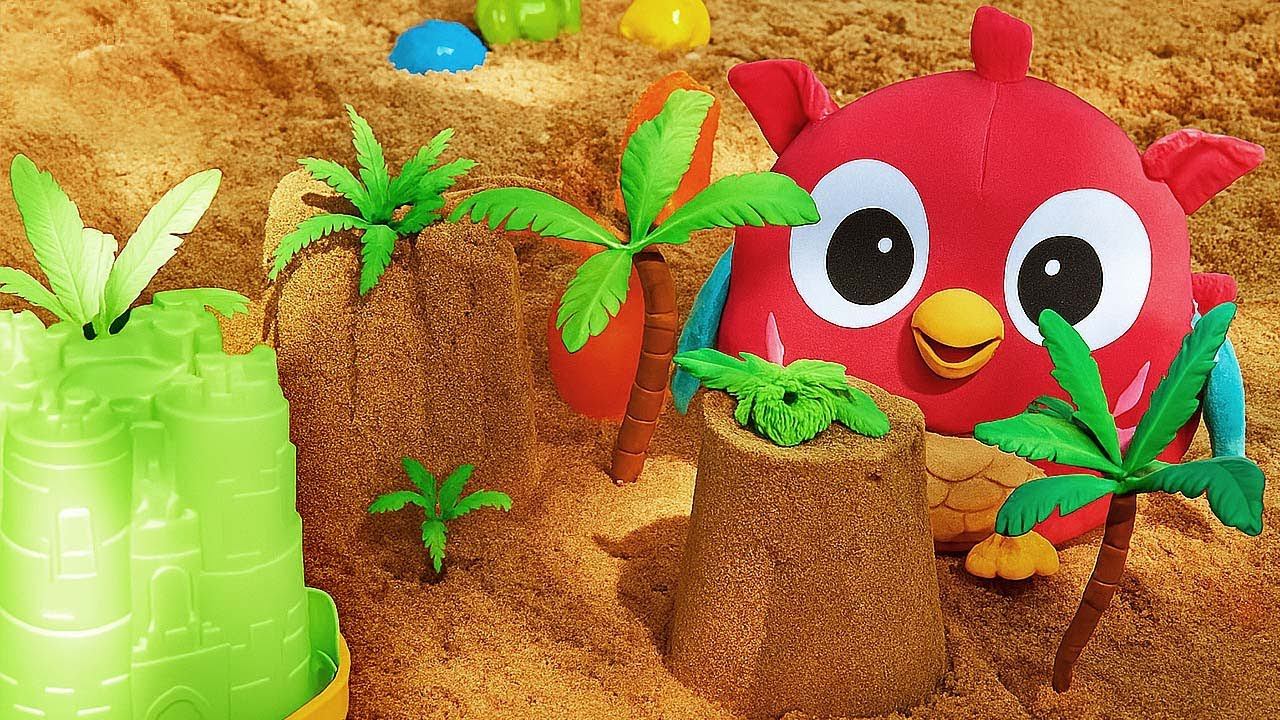 Хоп Хоп строит песочный город: от пчёлки до замка! 🏰