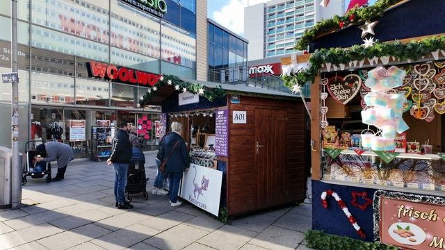 ⭐ Дрезден прогулка по городу | Путешествие по Европе | Рождество в Дрездене 2025 | Германия 4K