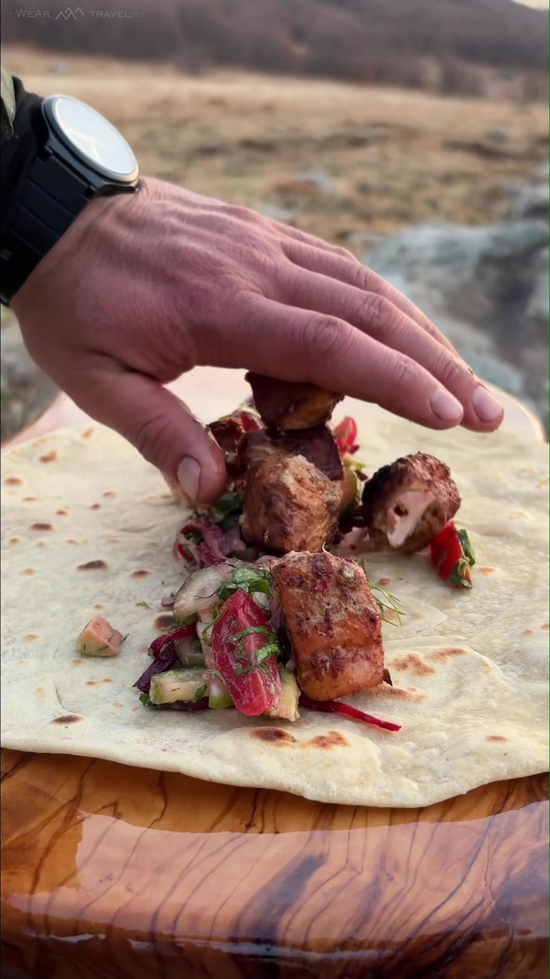 Шашлык из лосося