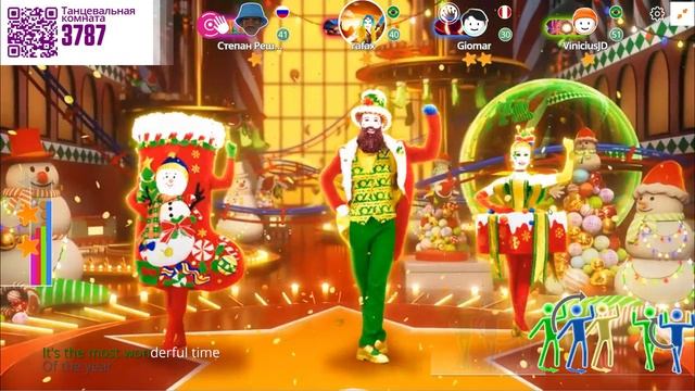 just dance 2024 it,s the wonderful time of the year
