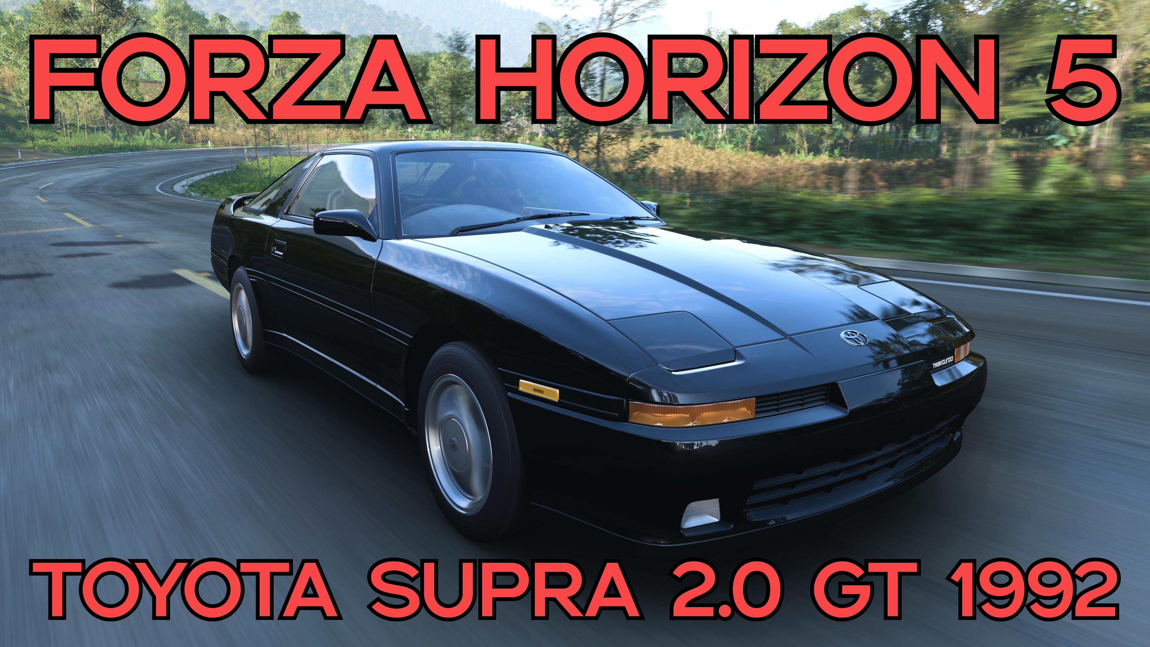 Toyota Supra 2.0 GT 1992 — скромный старт одной из величайших японских легенд в мире Forza Horizon 5