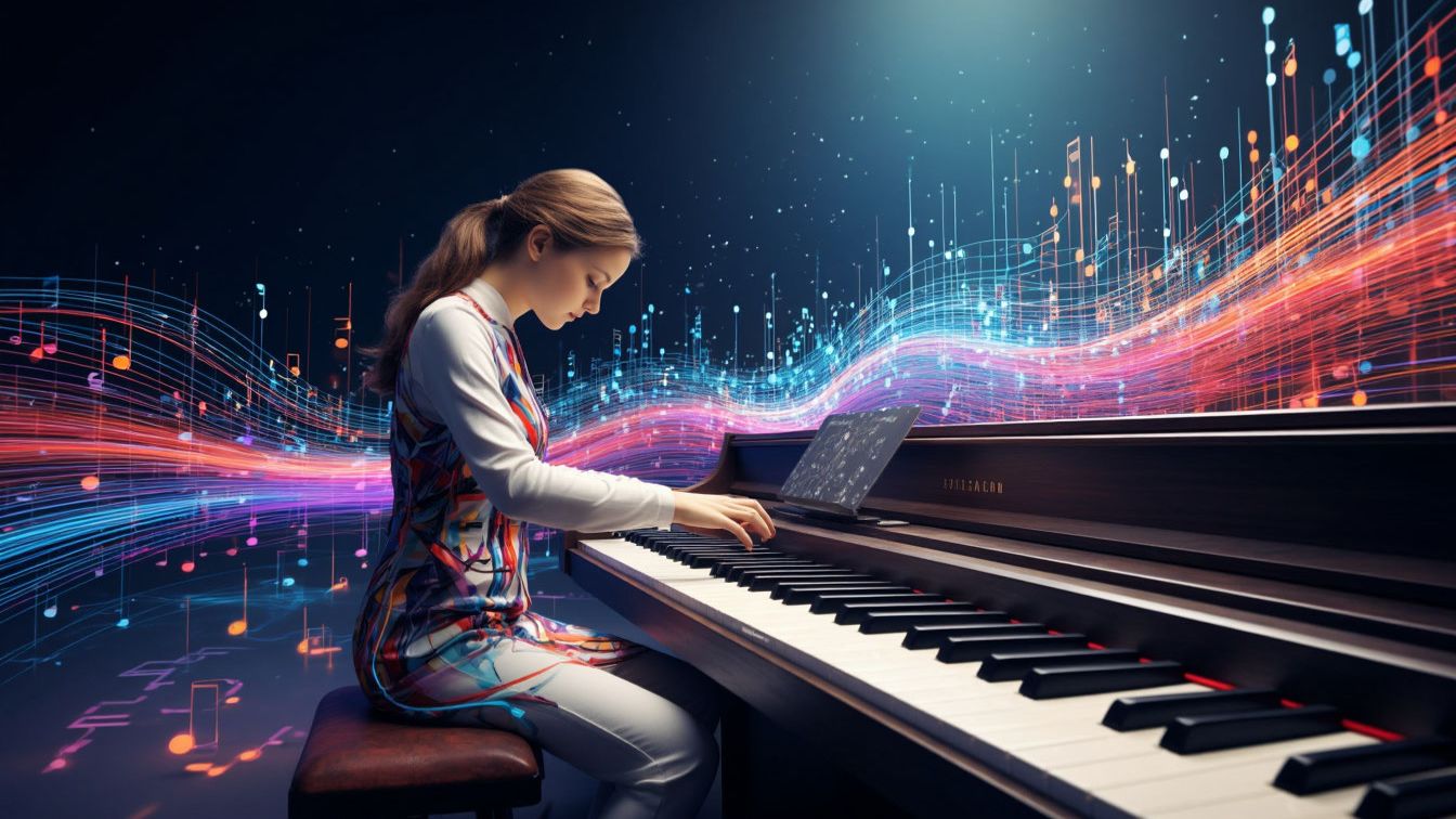 Музыкальный клип - ИИ Белым снегом занесло