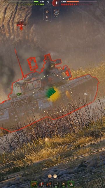 FV4005 - 4 Фрагов 10.5K Урона • #wot #FV4005 #миртанков