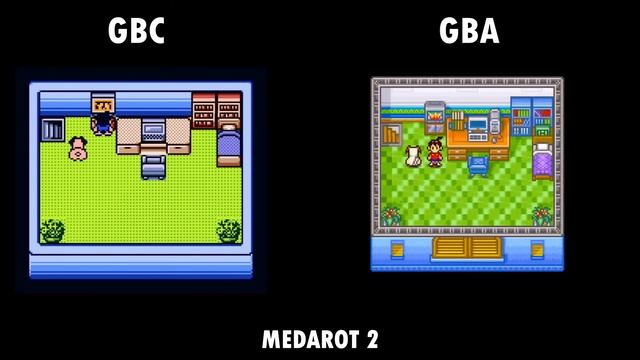 Сравнение Game Boy Color & Game Boy Advance Игр