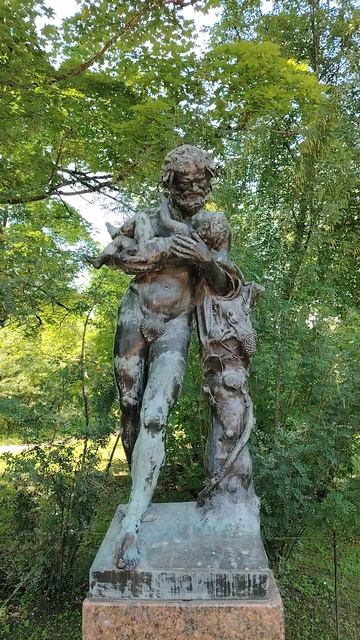 Апполон Бельведерский. Силен с младенцем. Екатерининский парк.