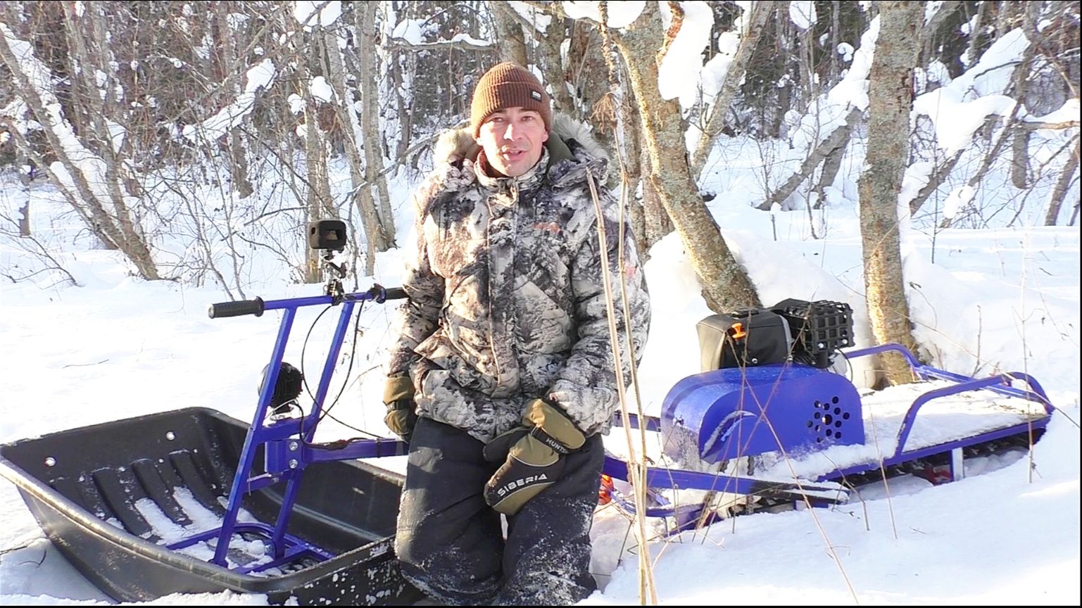 ПРОЕДЕТ ТАМ ГДЕ СМОЖЕТ ПРОЙТИ ТОЛЬКО ЛЫЖНИК / МОТОТОЛКАЧ АЛЬБАТРОС 9 ЛС. Видео по просьбе Дмитрия.