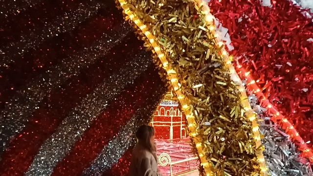 Миниатюра Кремля перед ТЦ Европейский, Москва 05.01.2026