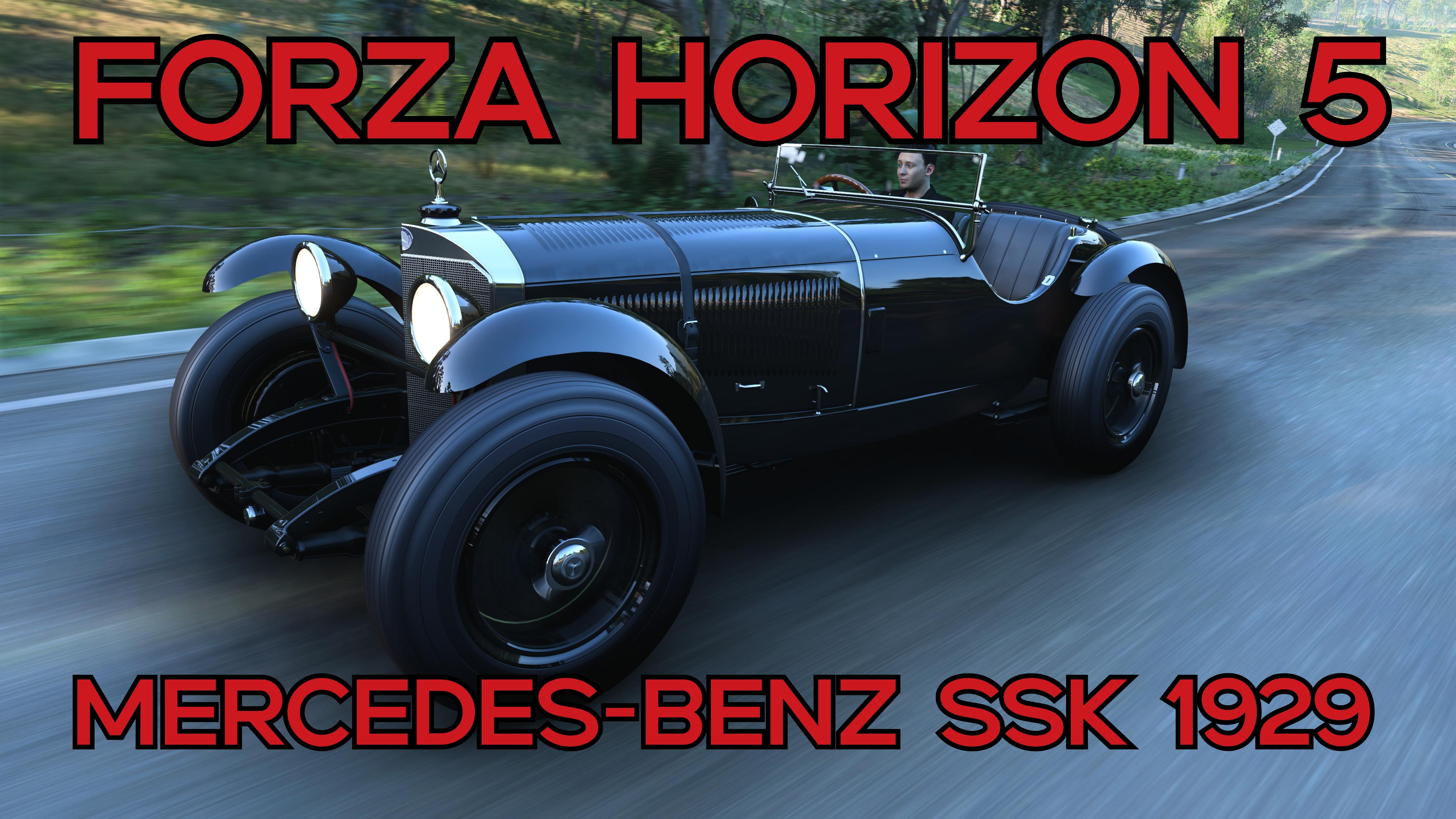 Mercedes-Benz SSK 1929  металлический дух прошлого в современном мире Forza Horizon 5 🌍⚡️