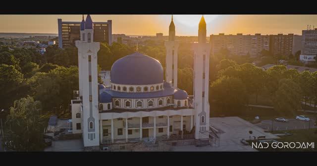 Над Майкопом.