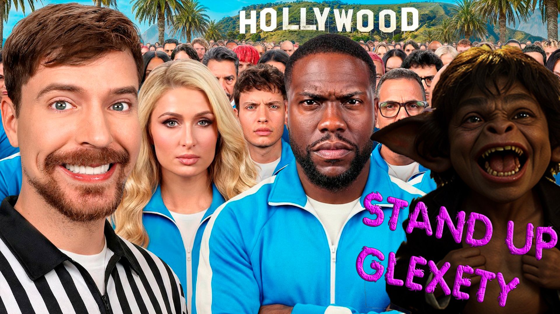 30 Знаменитостей Борются За $1,000,000 | Stand Up Реакция Glexety))