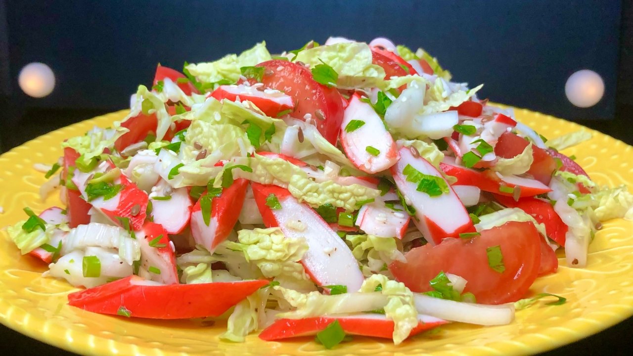 Салат за 5 минут | вкусные салаты | рецепты просто.mp4