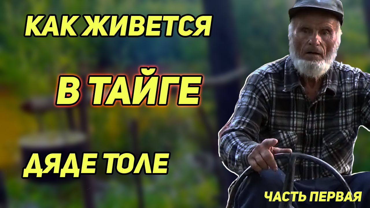 КАК ЖИВЕТСЯ В ТАЙГЕ ДЯДЕ ТОЛЕ. Часть первая. В которой дядя Толя обустраивает новый таежный лагерь