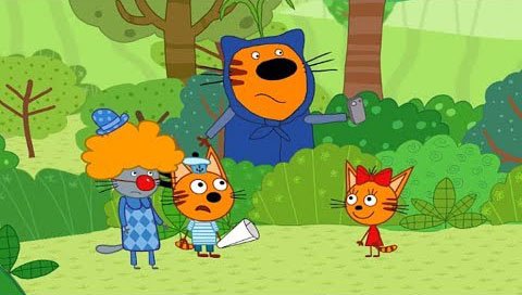 Детский уголок Kids'Corner Три Кота - Киношедевр. Компот Карамелька и Коржик Снимают Фильм