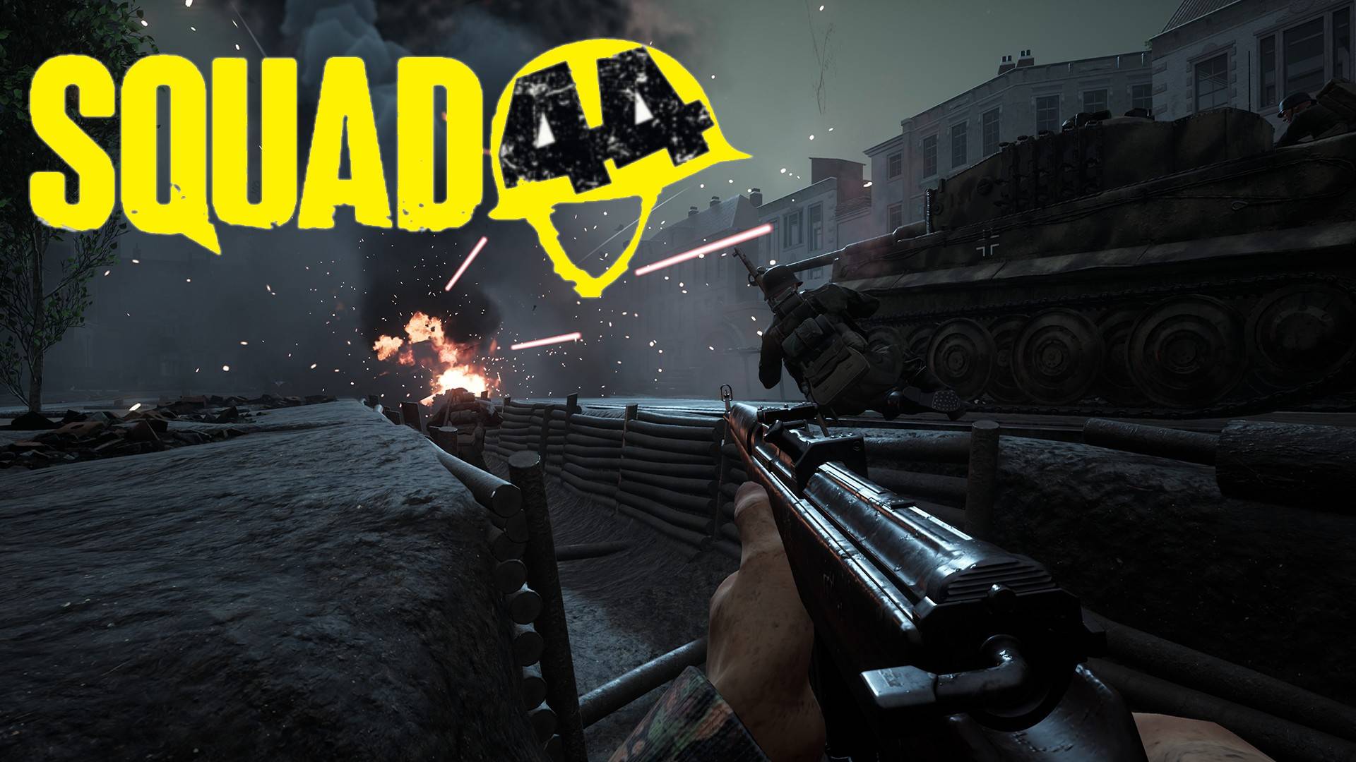 Squad 44 - Второй стрим! Продолжаем изучать игру! WW2!