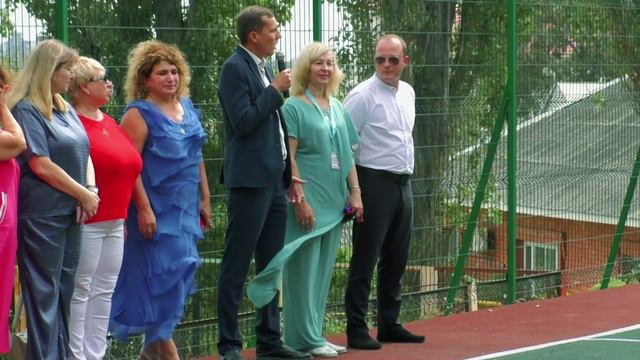 Открытие спортплощадки
