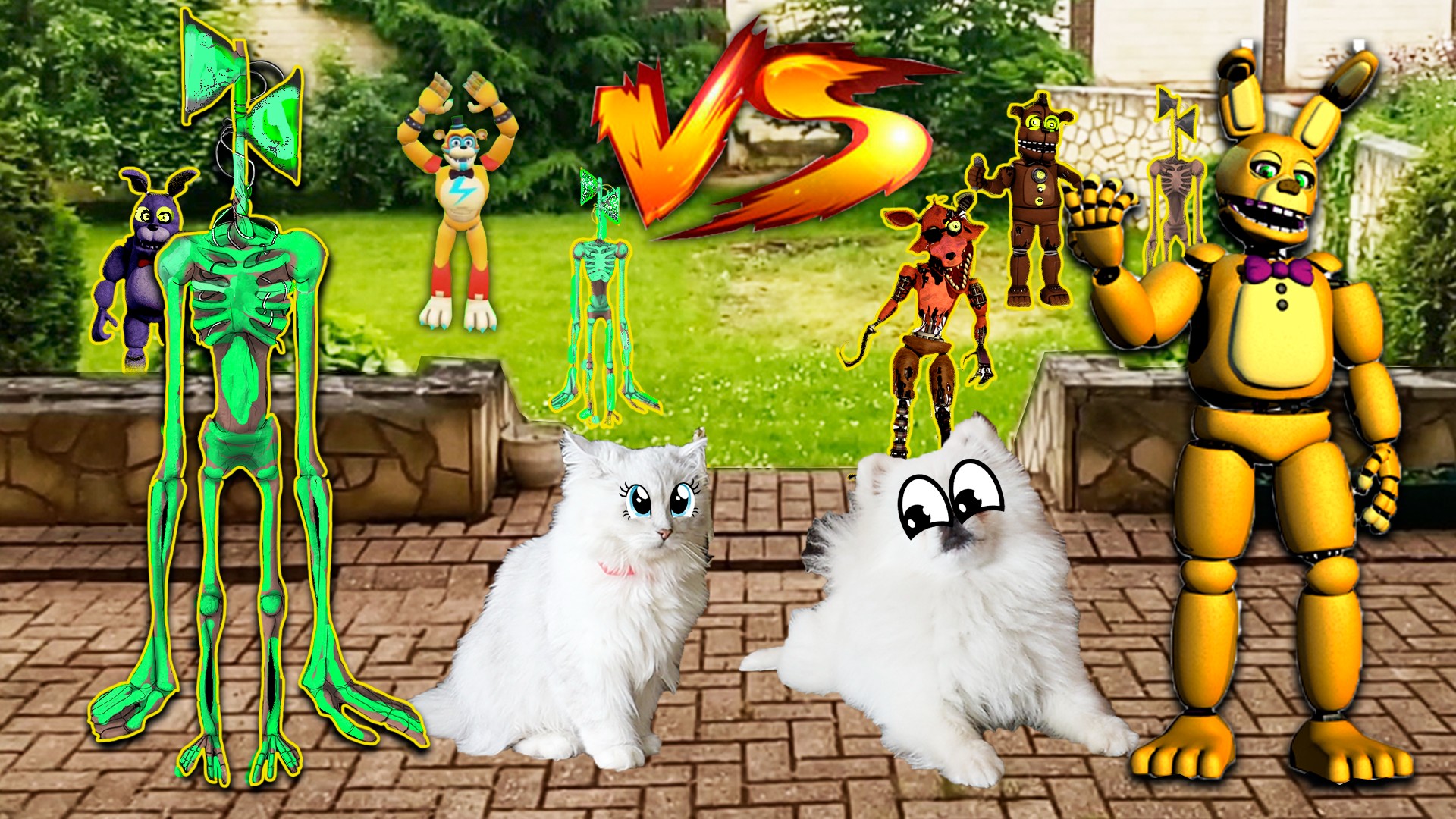 Крутой БОЙ АНИМАТРОНИКОВ с Бандой СИРЕНОГОЛОВЫХ!!!