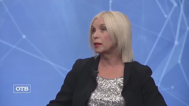 Наталья Кадешникова и Елена Лашко в студии ОТВ