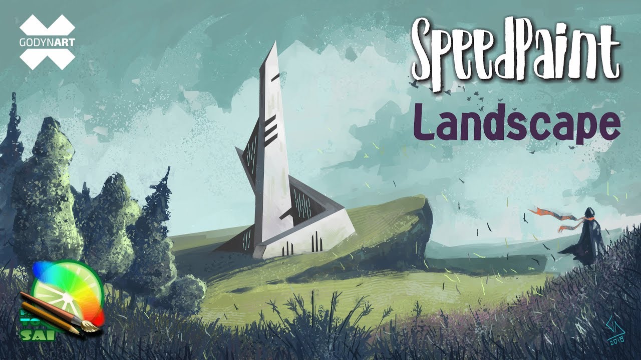 Как нарисовать романтический пейзаж