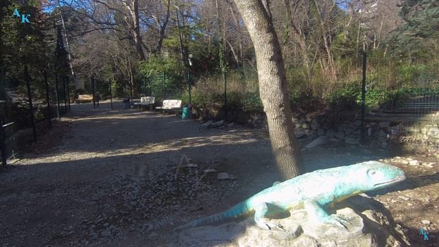 Мисхорский парк. Весна зимой. 2К. Ч. 3. Крым. ЮБК. 31.01.2024г.