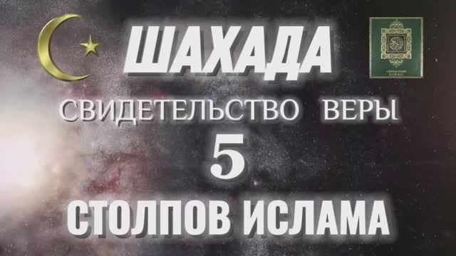 ШАХАДА. 5 СТОЛПОВ ИСЛАМА. (Библия. Перезагрузка XXI.) БОЖИЙ ГЛАС.