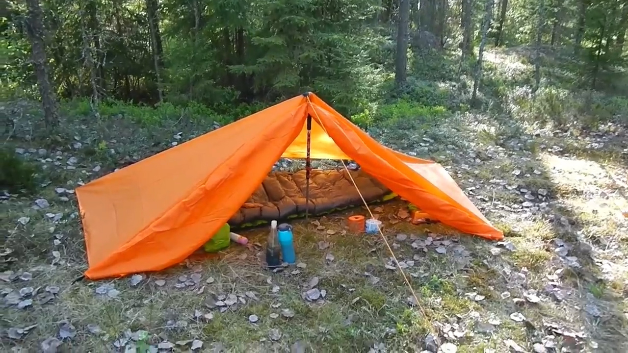 Первый поход с Тентом вместо Палатки