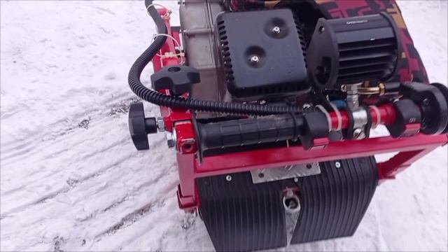 январь 2024 мини мотобуксировщик "Меркурий 3.0" накат 4 моточаса.