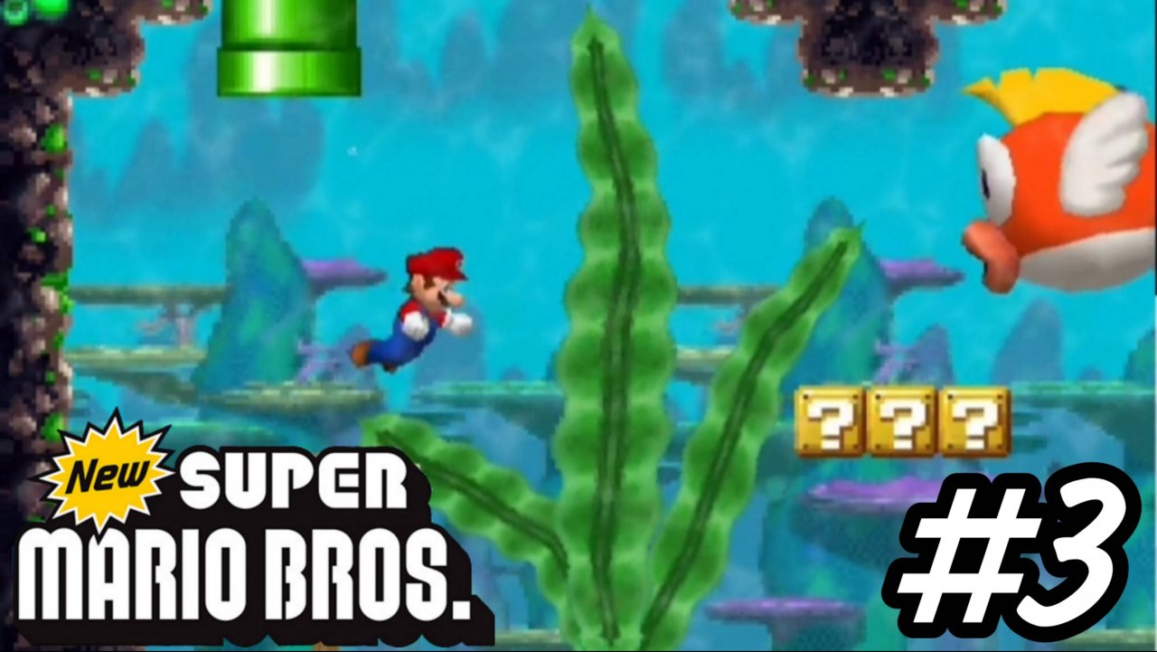 New Super Mario Bros - Прохождение Часть 3 - Мир 3
