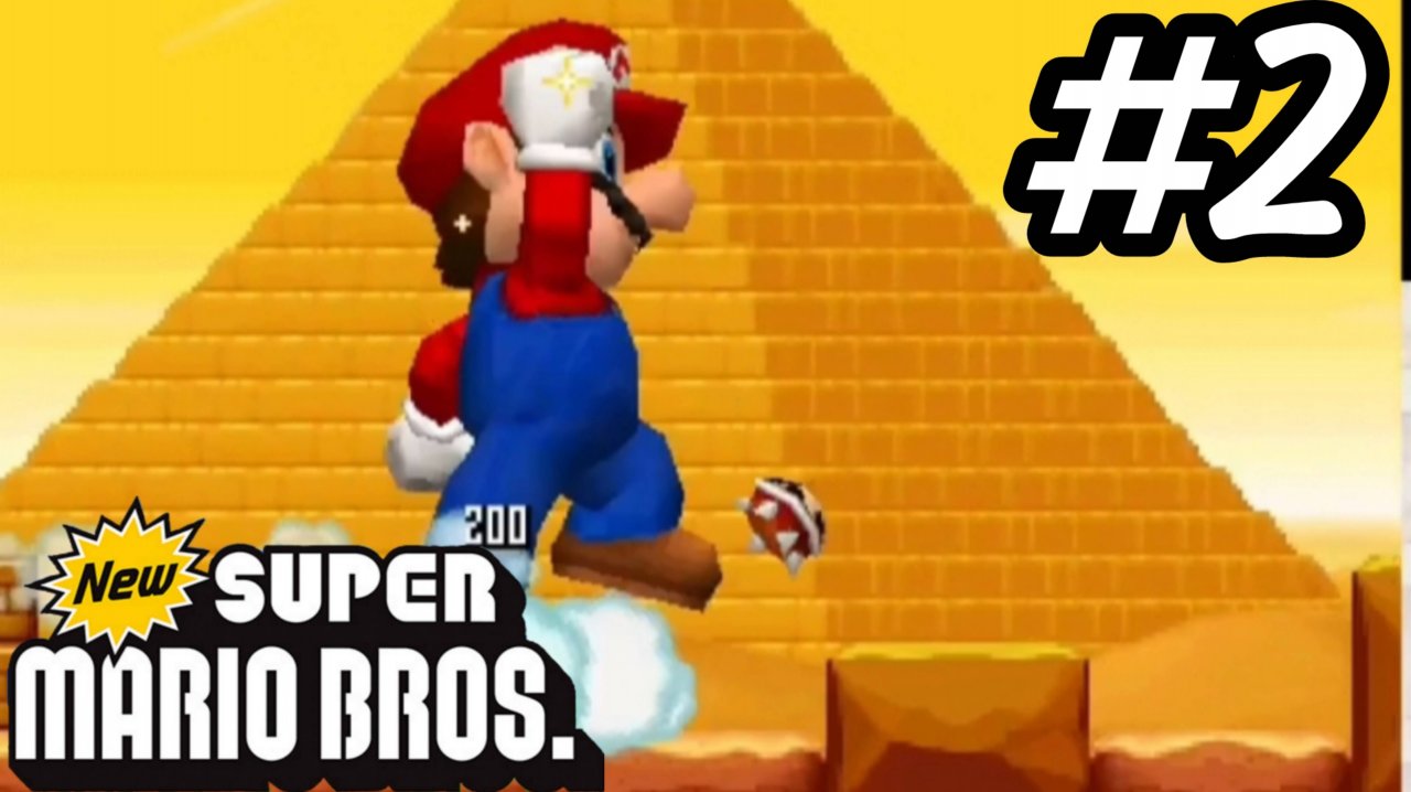 New Super Mario Bros - Прохождение Часть 2 - Мир 2