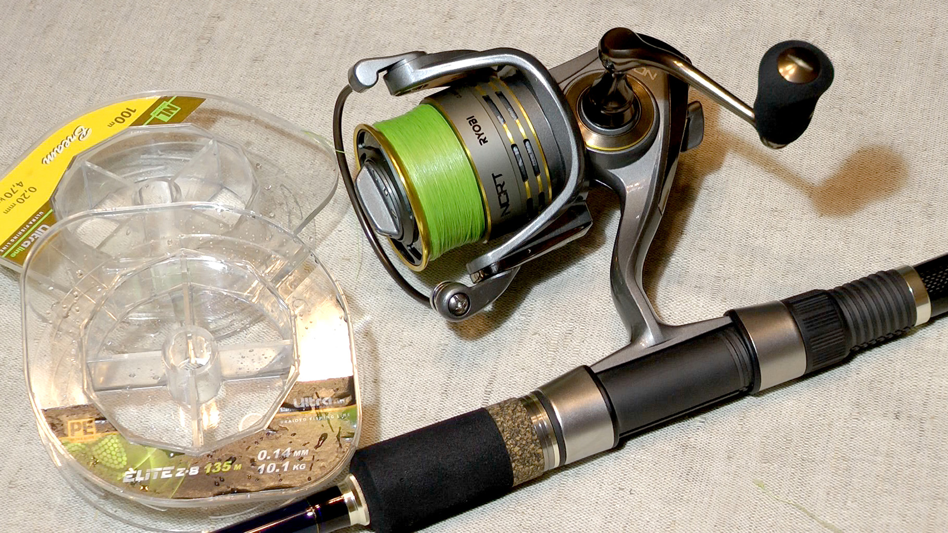 Как быстро намотать леску на катушку.