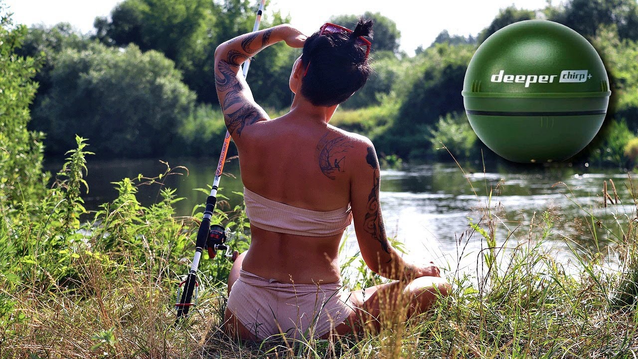 Распаковка Deeper CHIRP+. Ищу яму на сома. Первые впечатления.