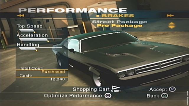 NFS Undercover Part 2 Dodge Challenger PlayStation 2