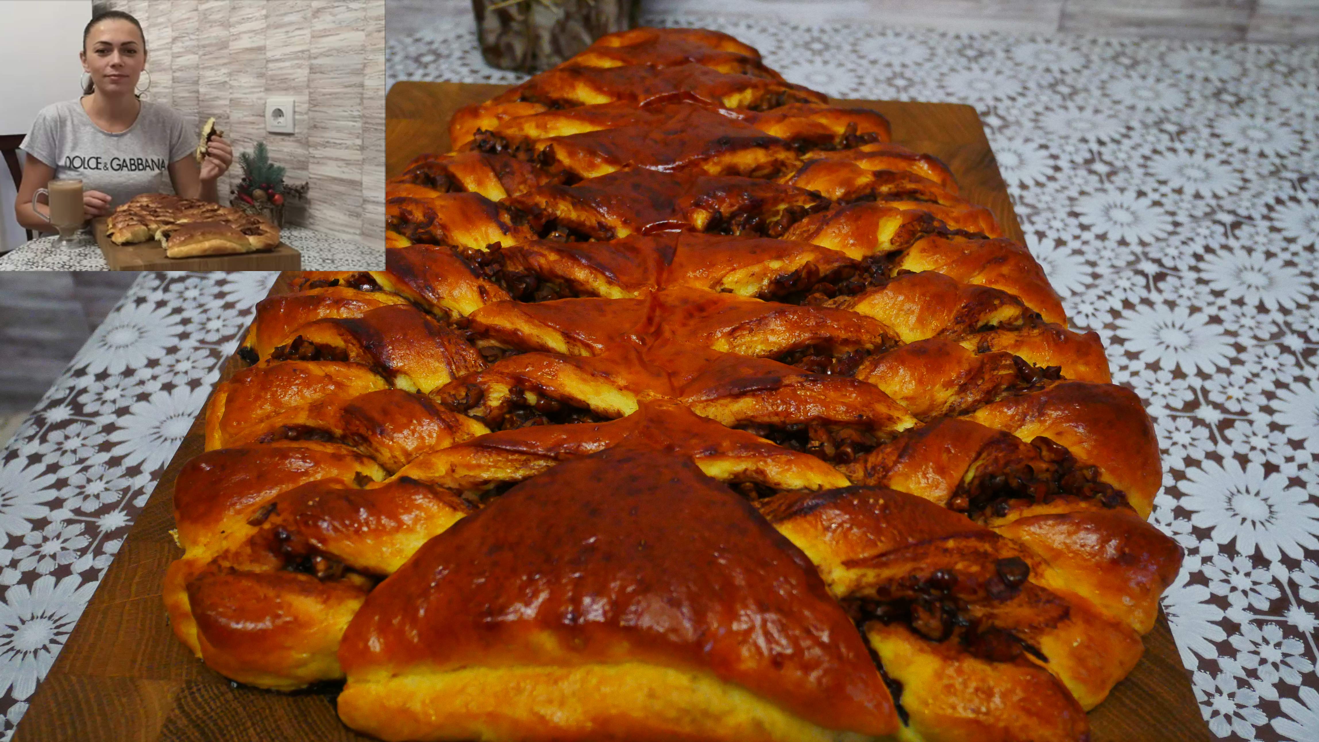 Праздничный пирог с НАЧИНКОЙ которая ПОНРАВИТСЯ ВСЕМ!! Пирог на КЕФИРЕ НОВОГОДНЯЯ ЁЛКА