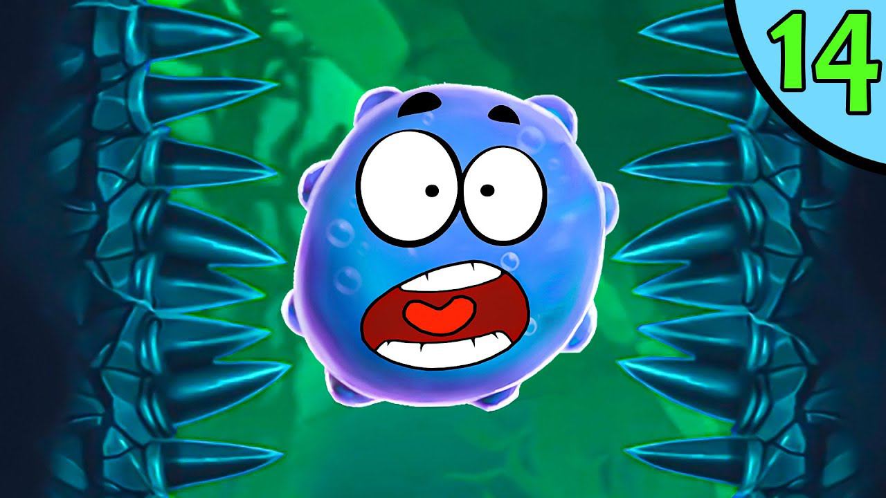 ЛИЗУН глазастик ГУ в подводном мире #14. Игра Goo Saga на канале Игрули TV