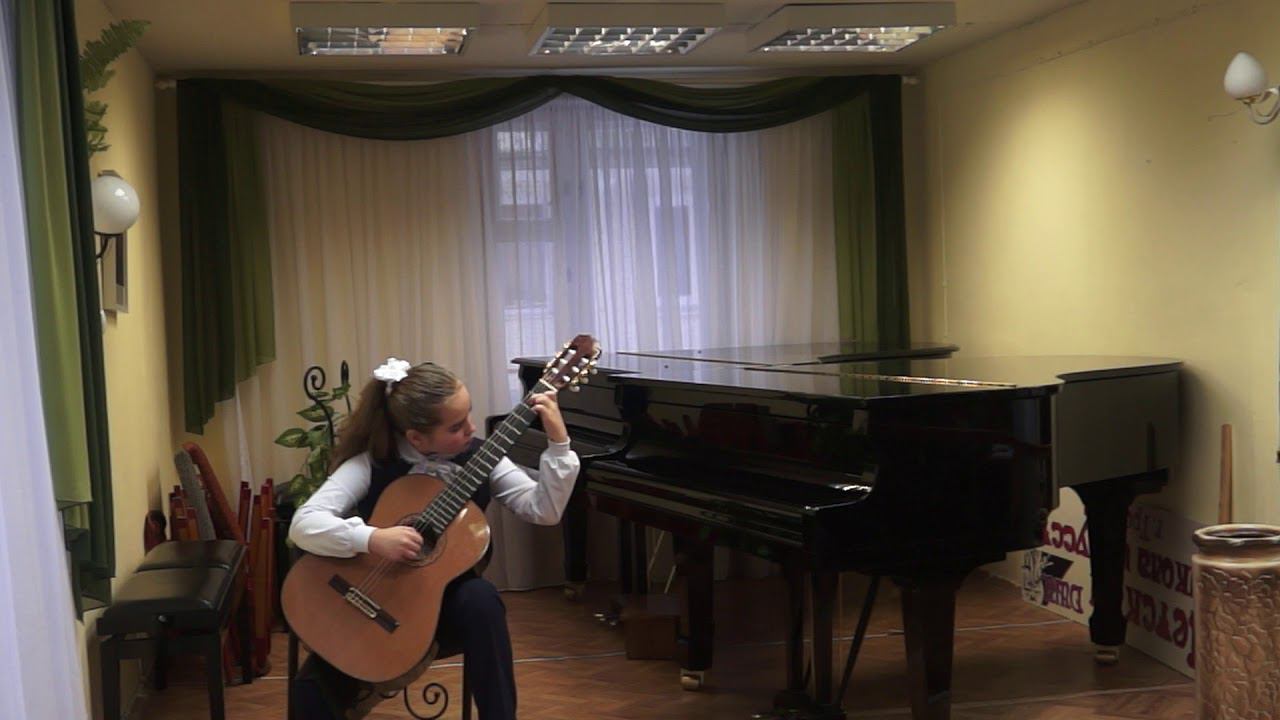 Ю. Н. Стасюк "Вальс" (a-moll) для шестиструнной гитары