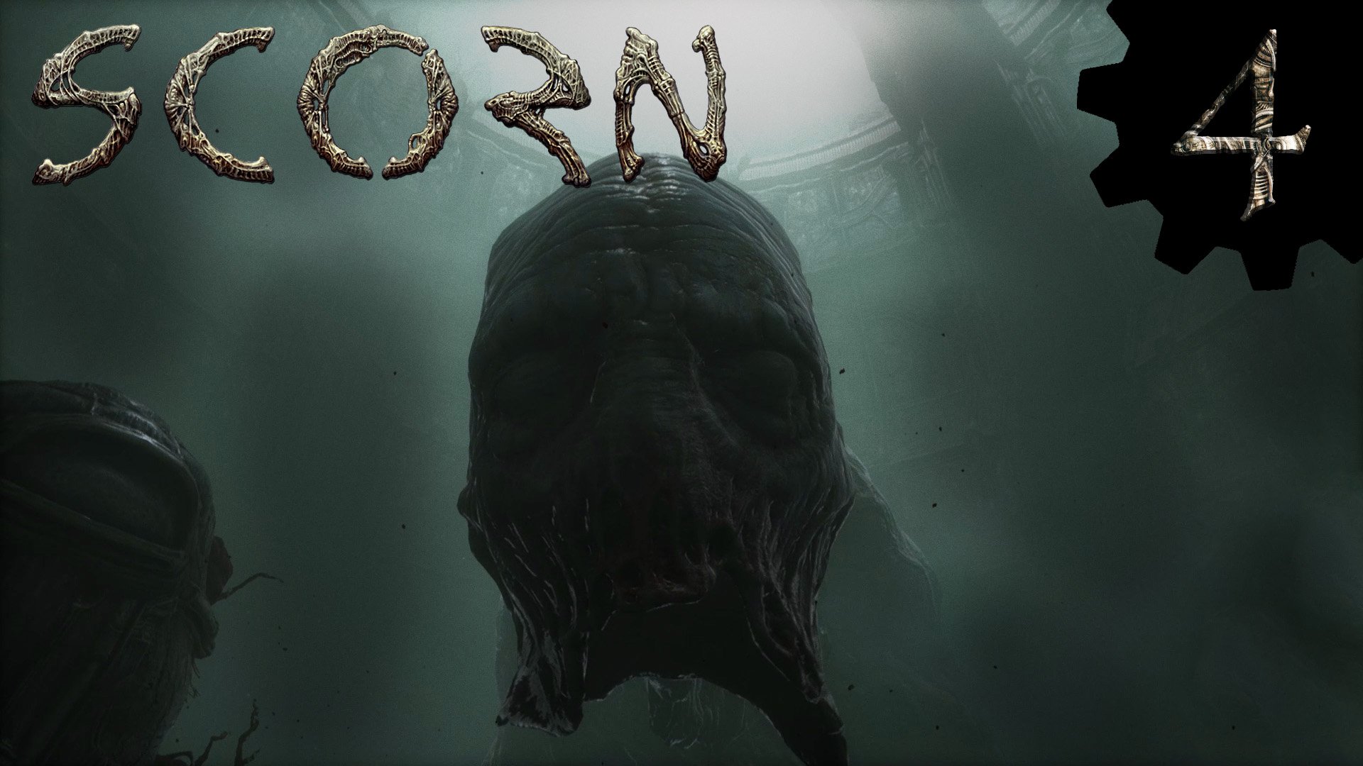 Scorn прохождение #4: Встретил гигантское нечто