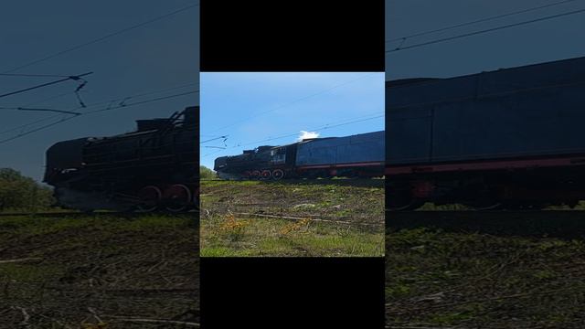 Паровоз Серго Орджоникидзе на Петербургских улицах, точнее в Обухово