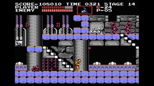 Dendy (Famicom,Nintendo,Nes) 8-bit Castlevania 1часть Stage 5