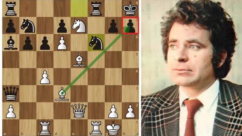 Б.Спасский - Р.Хюбнер Насадил на бивень пешку Шахматы