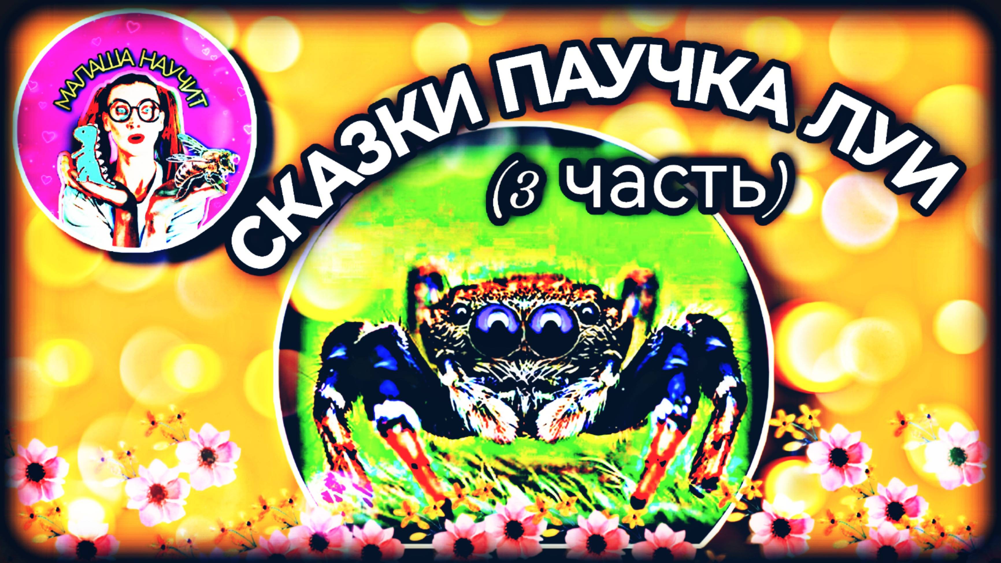 СКАЗКИ ПАУЧКА ЛУИ (3 часть) #детскиесказки #сказка #стихи #малыши #дети #паучоклуи #малаша #слушать