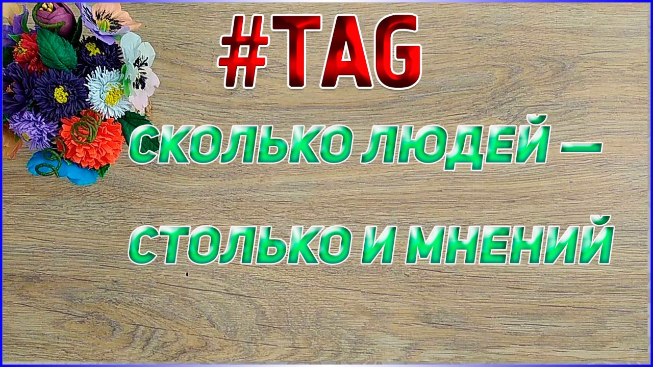 TEГ "Сколько людей — столько и мнений" Мои ответы