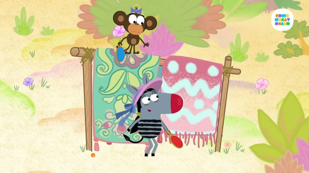 Зебра в клеточку -  92 серия. А если снег? - Союзмультфильм HD