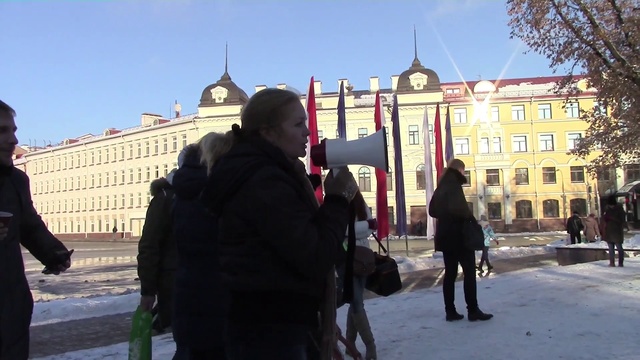 Митинг в защиту животных