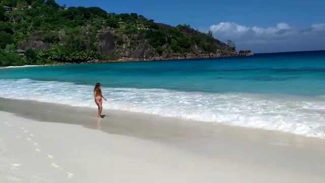 Это райское место на острове-Анс Петит-восхитительно красивый пляж!Маэ.Сейшелы.