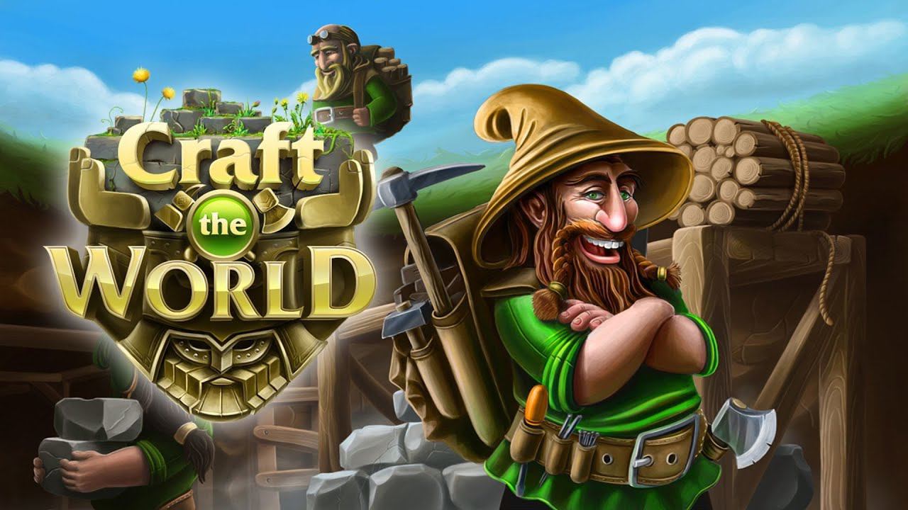 Жизнь гномов.#1 Craft The World+DLC. Прохождение.