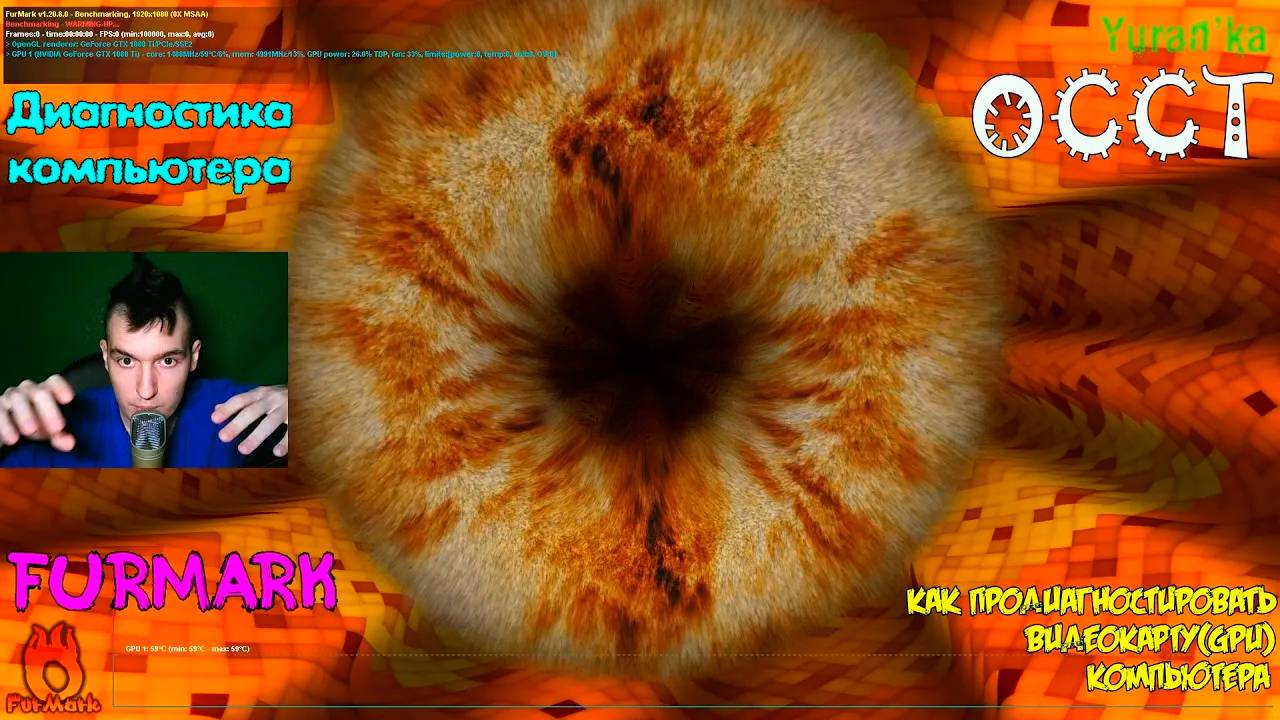 Диагностика компьютера - Как продиагностировать видеокарту(GPU) компьютера - FurMark и OCCT